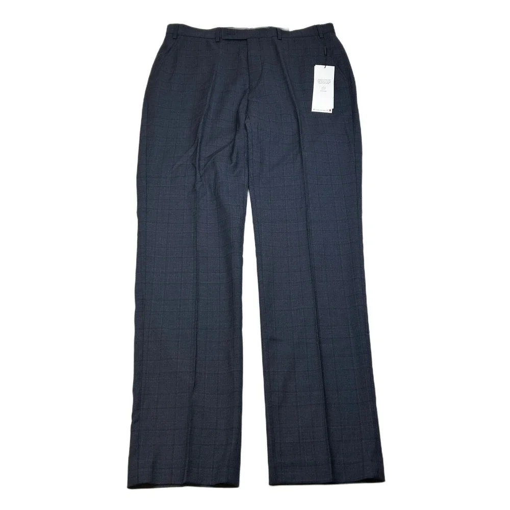 calvin klein navy blue dress pants Calvin Klein Men's Slim Fit Stretch Dress Suit Pants for Men